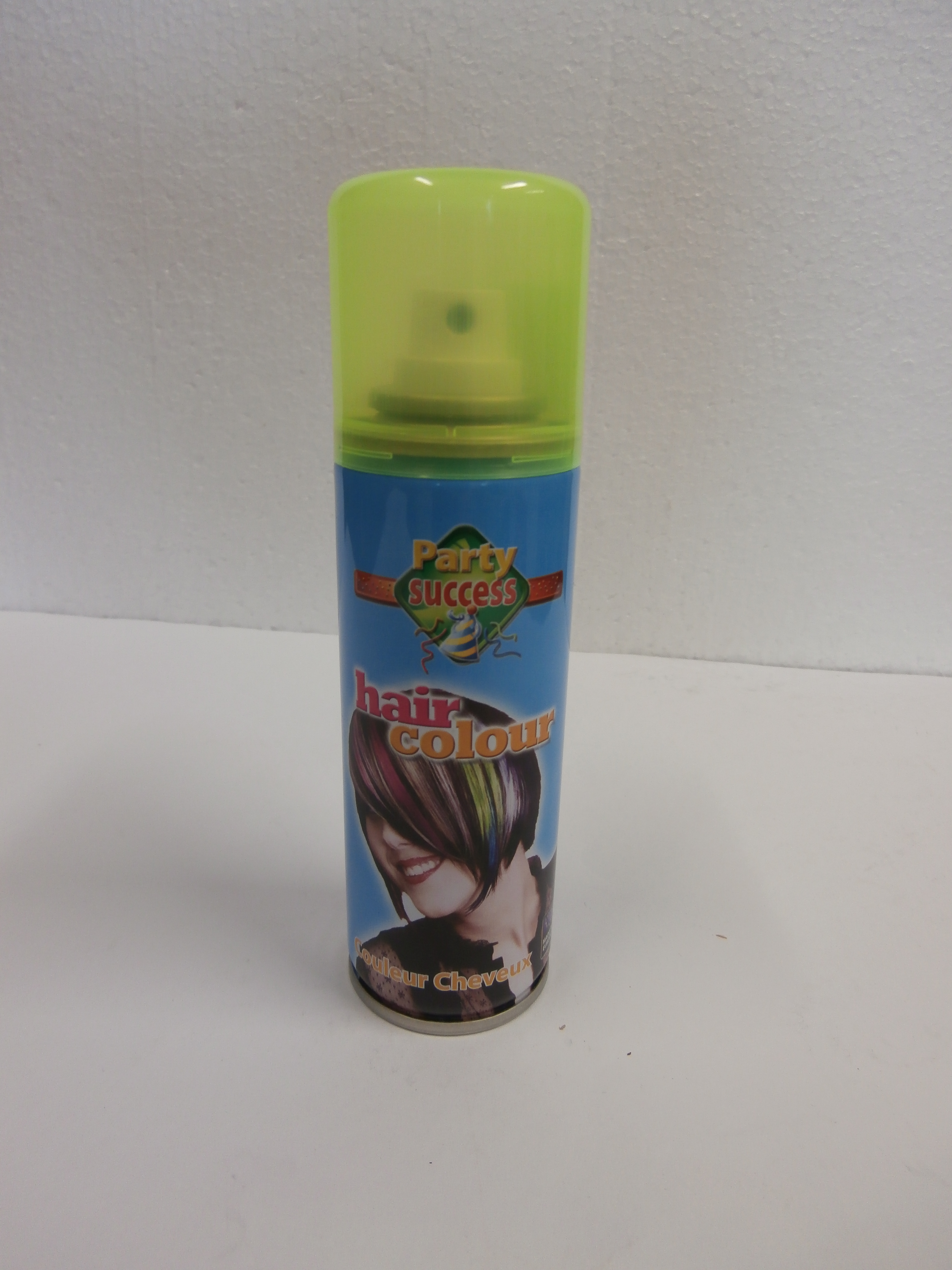Barevný lak na vlasy neonově zelený 125ml