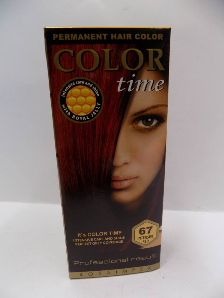 COLOR TIME Barva na vlasy 67 INTENSIVE RED