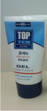 TOP TEN gel na vlasy Dymamic man 150ml