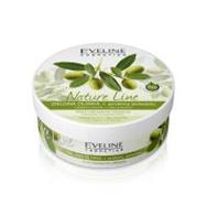 Eveline Naturline tělové máslo 210ml - zelená oliva s proteiny z hedvábí 