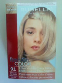 barva na vlasy Rubella 9.1 - extra světlepopelavá blond
