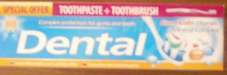 Zubní pasta a kartáček - Dental 100ml - Vitamin a Minerals